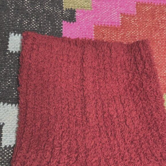 Barefoot Dreams COZYCHIC Ribbed Pet Sweater, Cranberry, Large - Picture 7 of 16